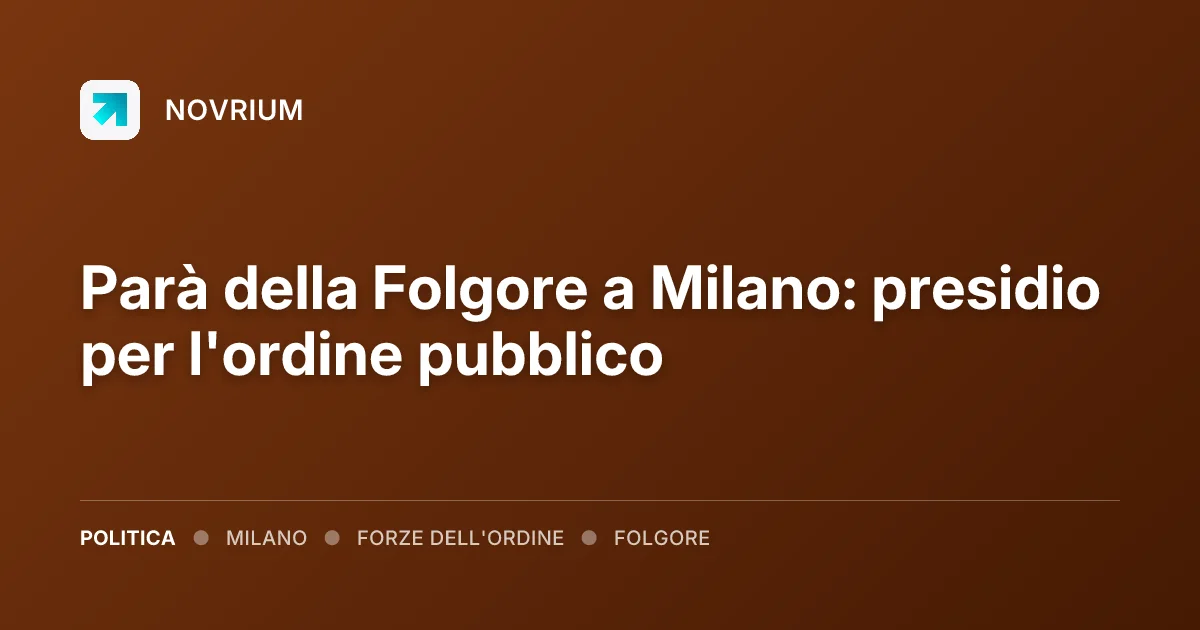 Parà della Folgore a Milano: presidio per l'ordine pubblico