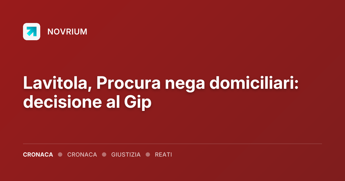 Lavitola, Procura nega domiciliari: decisione al Gip