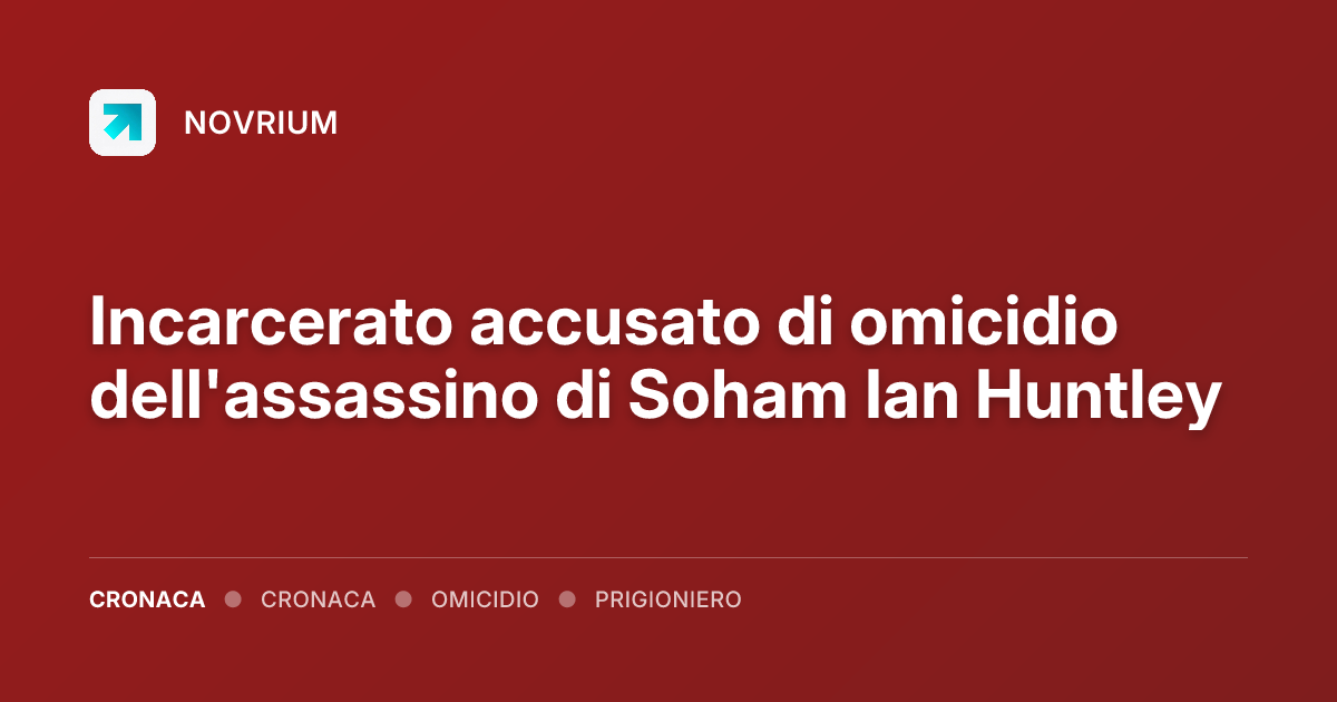 Incarcerato accusato di omicidio dell'assassino di Soham Ian Huntley