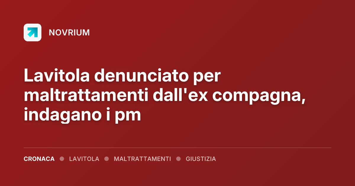 Lavitola denunciato per maltrattamenti dall'ex compagna, indagano i pm